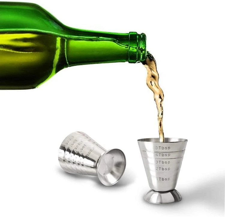 stainless steel bar measuring cup