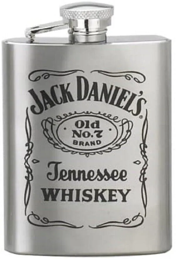 Jack Daniels 8oz Nerjaveèi Steel Hip Flask
