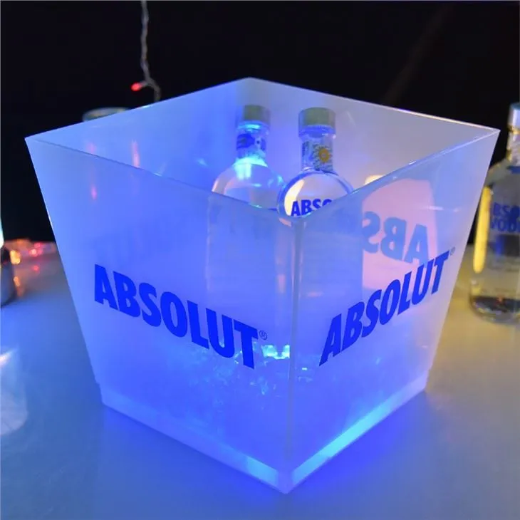 Absolut kare lumineux bokit glas