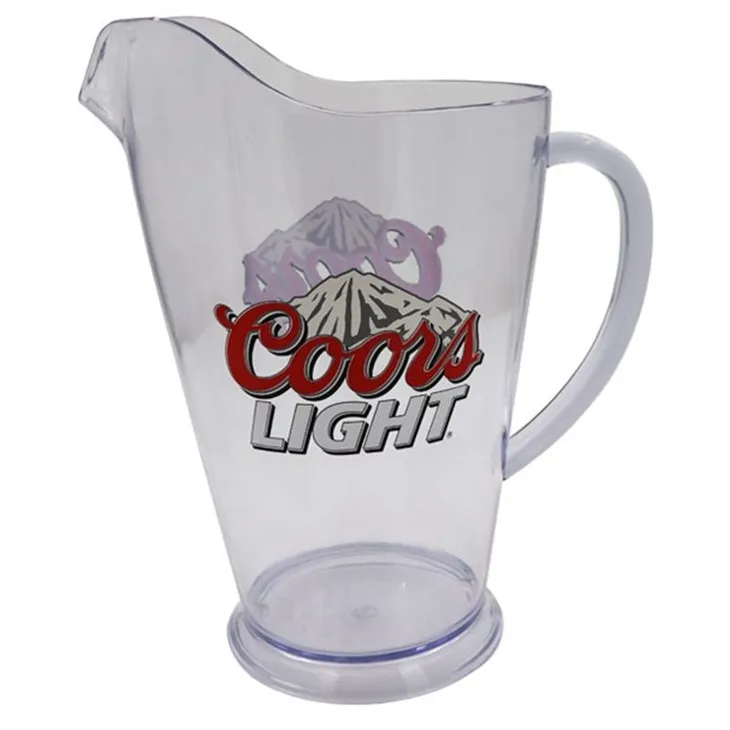 Coors limyè krich byè plastik