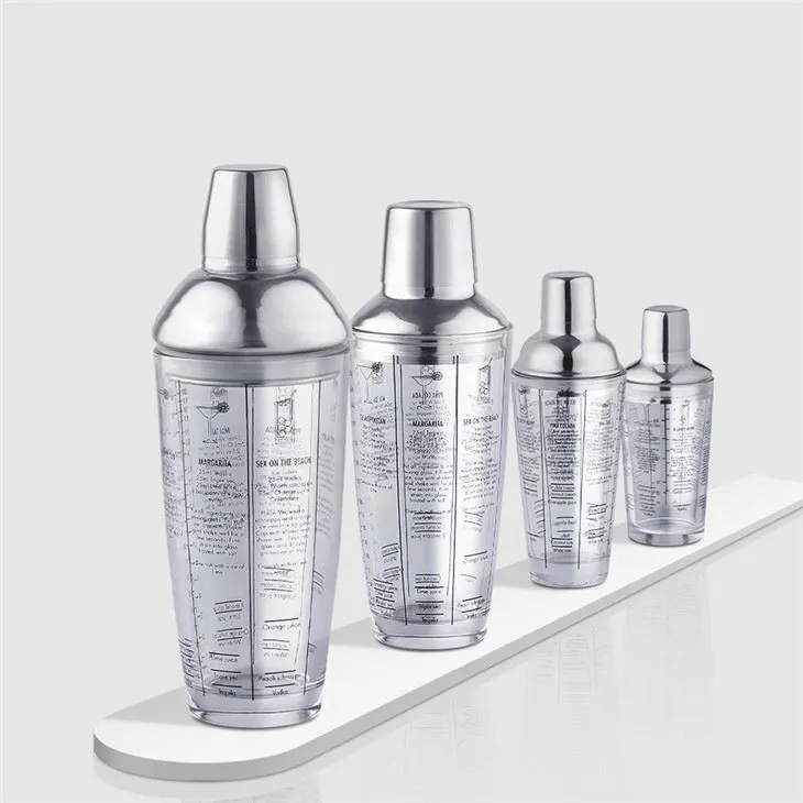 Glass ak metal bwason Shaker