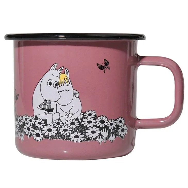 Moomin emaye tas