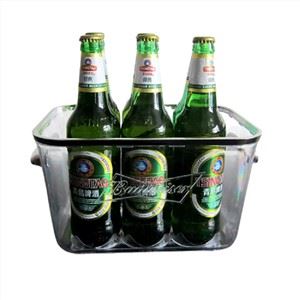 Budweiser bwason ki gen refwadisman basen plastik bokit glas
