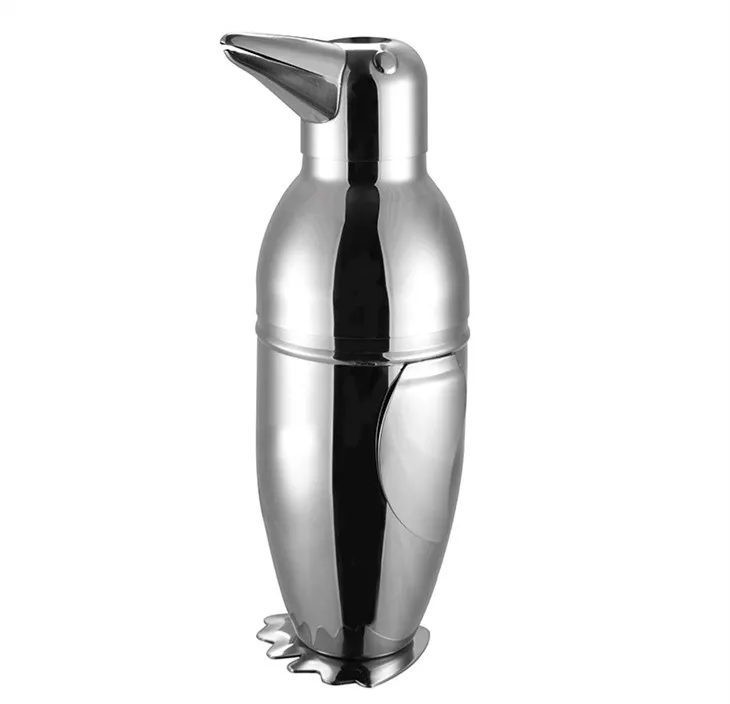 Sou entènèt jwèt Viski Penguin Cocktail Shaker